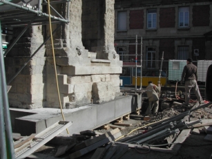   La fontaine des Boucheries son dmnagement et son nouvel emplacement